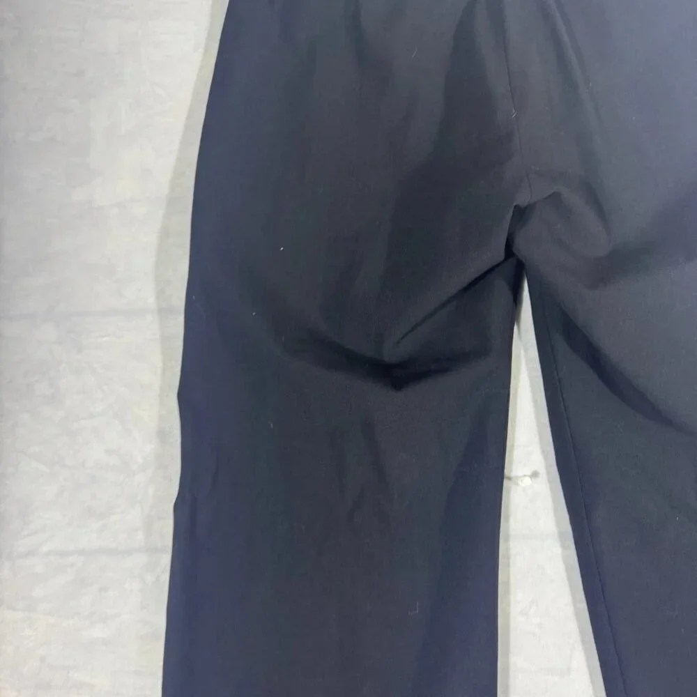 Banana Republic Men's Dress Pants Black Stretch Flat Front Front‎ Formal 34R